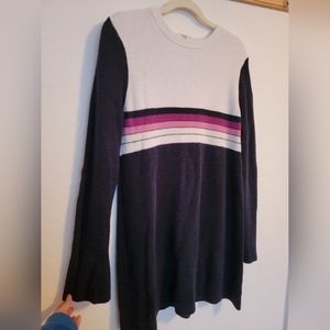 Free People Colorblock Sweater Dress